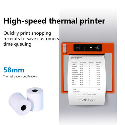 खुदरा के लिए वजन पैन बारकोड स्कैनर और थर्मल प्रिंटर के साथ 15.6+14 इंच डुअल टच स्क्रीन POS टर्मिनल