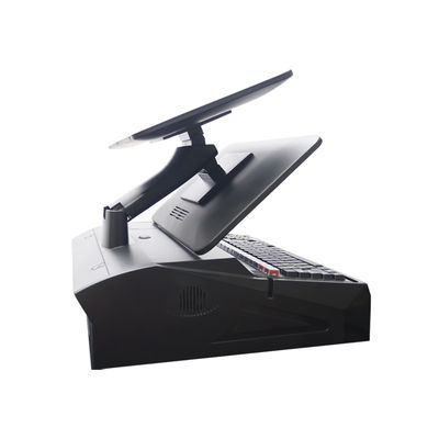 13.3/15.6 इंच डुअल टच स्क्रीन पीओएस सिस्टम I3 विंडोज सिस्टम फोल्डेबल बेस के साथ रिटेल स्टोर पीओएस टर्मिनल