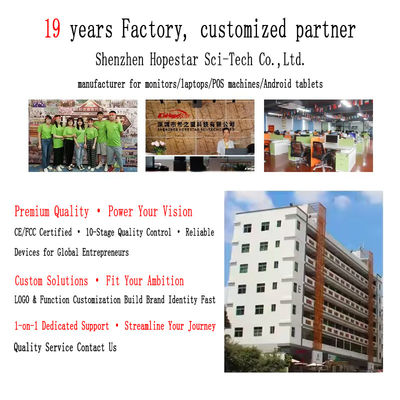 फास्ट फूड पीओएस सिस्टम 15.6" ऑल इन वन टच स्क्रीन कैश रजिस्टर किचन डिस्प्ले सिस्टम ऑर्डर प्रिंटर एनएफसी क्यूआर पेमेंट टर्मिनल