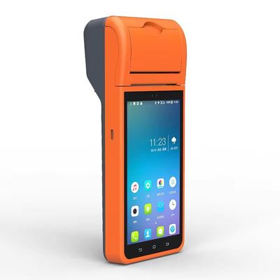 मोनोक्रोम प्रिंटर आउटपुट टाइप 5.5-इंच एंड्रॉइड 8.1 पीडीए पीओएस टर्मिनल, सुव्यवस्थित रेस्तरां ऑर्डर प्रोसेसिंग के लिए