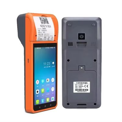 5.5" हैंडहेल्ड एंड्रॉयड पीओएस सिस्टम कैश रजिस्टर मशीन टच स्क्रीन मोबाइल पीओएस टर्मिनल वाईफाई यूएसबी एनएफसी भुगतान के लिए खुदरा नीला