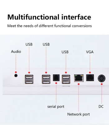 खुदरा और रेस्तरां के लिए 15.1/15.6 इंच टच स्क्रीन POS मशीन NFC भुगतान कैश रजिस्टर