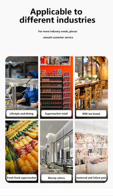 खुदरा और रेस्तरां के लिए 15.1/15.6 इंच टच स्क्रीन POS मशीन NFC भुगतान कैश रजिस्टर