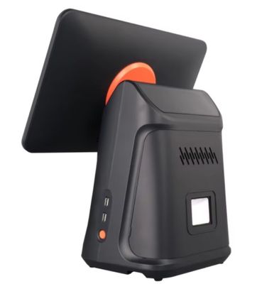 खुदरा बिक्री बिंदु मशीन 15.6 इंच Android POS टर्मिनल स्कैनर और प्रिंटर के साथ 4GB DDR4 मेमोरी 64GB हार्ड डिस्क क्षमता