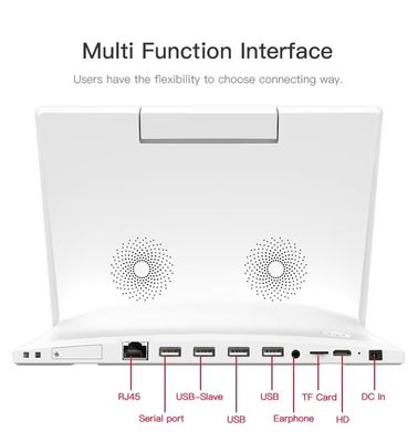 डेस्कटॉप 10.1 इंच एल आकार का एंड्रॉइड टैबलेट पीसी वाईफाई एनएफसी टच स्क्रीन क्वाड कोर स्मार्ट ऑफिस सेल्फ-सर्विस कियोस्क बिजनेस उपयोग