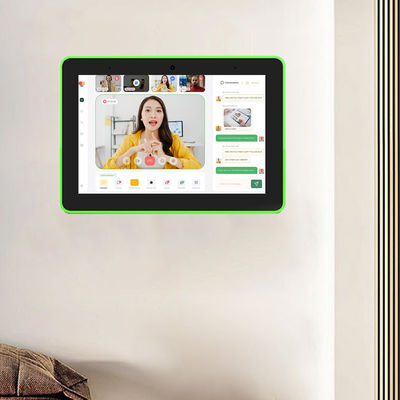 10.1 इंच वॉल माउंट बिजनेस उपयोग एंड्रॉइड 14 टैबलेट पीसी टच स्क्रीन रॉकचिप क्वाड कोर एलईडी लाइट मीटिंग कॉन्फ्रेंस रूम बुकिंग शेड्यूलिंग सिस्टम के लिए