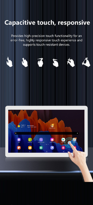 दीवार पर लगा 24 इंच का एंड्रॉइड 12 टैबलेट कंप्यूटर पीसी POE NFC LCD टच स्क्रीन वाणिज्यिक डिस्प्ले डिजिटल साइनेज विज्ञापन वीडियो प्लेयर