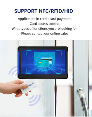 15.6 इंच वॉल माउंट पीओई पावर आरके3566 एंड्रॉइड टैबलेट पीसी एलईडी लाइट कॉन्फ्रेंस रूम बुकिंग सिस्टम