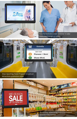 15.6 इंच वॉल माउंट पीओई पावर आरके3566 एंड्रॉइड टैबलेट पीसी एलईडी लाइट कॉन्फ्रेंस रूम बुकिंग सिस्टम