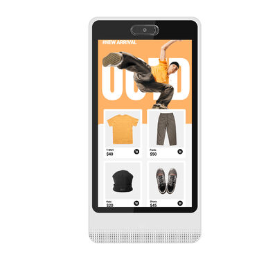 32 इंच एंड्रॉयड 14 इंडोर एसडीके वॉल माउंट एआई डिजिटल साइनेज विज्ञापन टच स्क्रीन पोस्टर डिस्प्ले वर्चुअल मानव दुकान हॉट