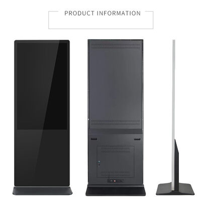 43 इंच फ्लोर स्टैंडिंग डिजिटल साइनेज एलसीडी विज्ञापन डिस्प्ले टच स्क्रीन स्मार्ट कियोस्क पोस्टर प्लेयर शॉपिंग मॉल के लिए