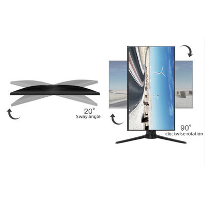 फ्रेमलेस 1ms 144hz 24 इंच गेमिंग मॉनिटर / फ्रीसिंक 24 इंच डेस्कटॉप मॉनिटर