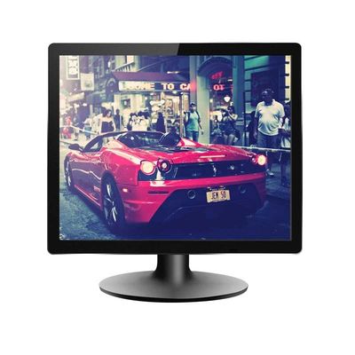 स्क्वायर 250cd/M2 19 इंच एलईडी मॉनिटर, 1280x1024 एलईडी कंप्यूटर डिस्प्ले
