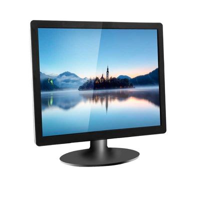 स्क्वायर 250cd/M2 19 इंच एलईडी मॉनिटर, 1280x1024 एलईडी कंप्यूटर डिस्प्ले