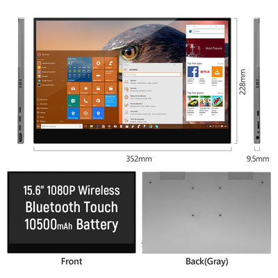 पूर्ण एचडी डिस्प्ले के साथ 11 मिमी स्लिम पोर्टेबल वायरलेस टच स्क्रीन मॉनिटर