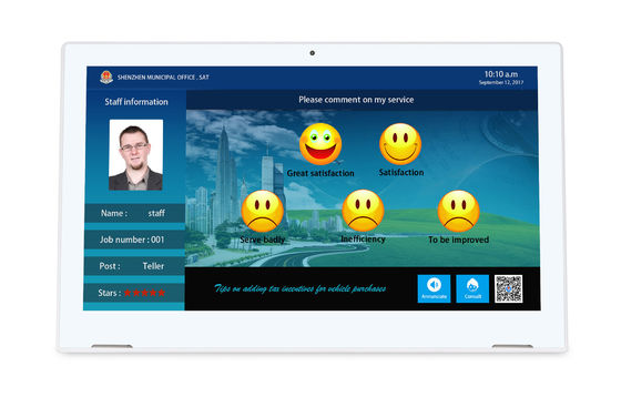 एल आकार 1920x1080 13.3 इंच टचस्क्रीन वाईफ़ाई आरजे45 के साथ ऑल इन वन एंड्रॉयड टैबलेट