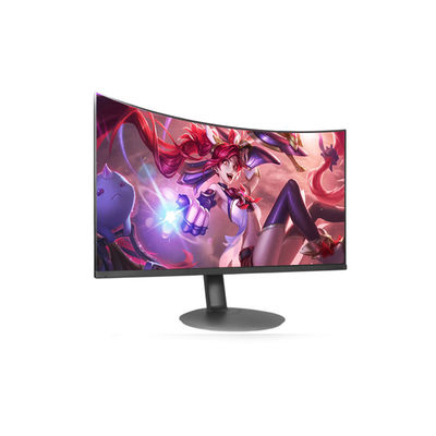 ब्लैक डेस्कटॉप 2ms 1080p 60hz घुमावदार मॉनिटर / एलसीडी पीसी मॉनिटर