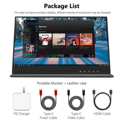 हॉपस्टार 15.6 इंच अल्ट्रा-स्लिम फुल एचडी आईपीएस टच स्क्रीन मॉनिटर वाणिज्यिक और औद्योगिक उपयोग के लिए