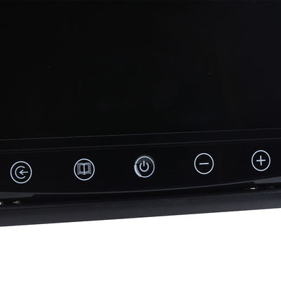 4 वीडियो इनपुट के साथ 9 इंच का एचडी एलसीडी कार मॉनिटर, बसों और ट्रकों के लिए आदर्श