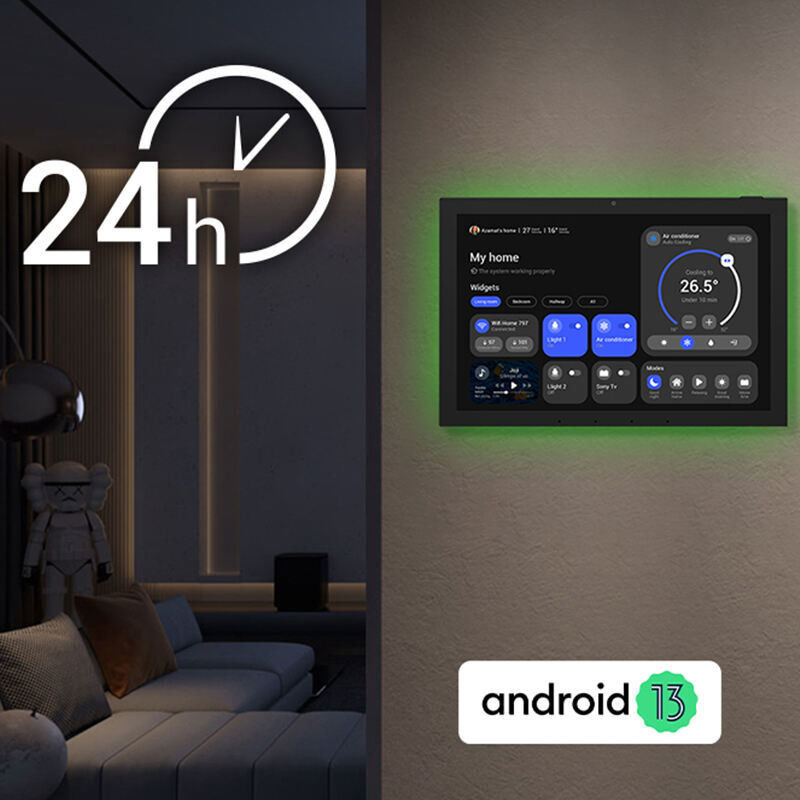 15.6 इंच RK3588 PoE संगत वॉल माउंटेड टैबलेट Android 13 के साथ स्मार्ट होम ऑटोमेशन के लिए