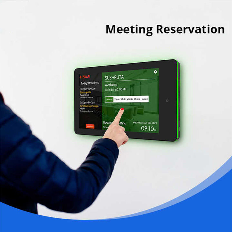 10.1 इंच RK3288 एंड्रॉइड मीटिंग रूम टैबलेट POE NFC और LED लाइट बार के साथ