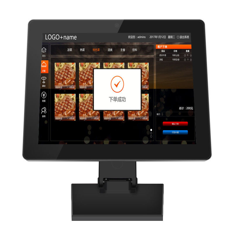 1.6GHZ 1GB POS सिस्टम एंड्रॉयड टैबलेट पीसी 15 इंच टच स्क्रीन
