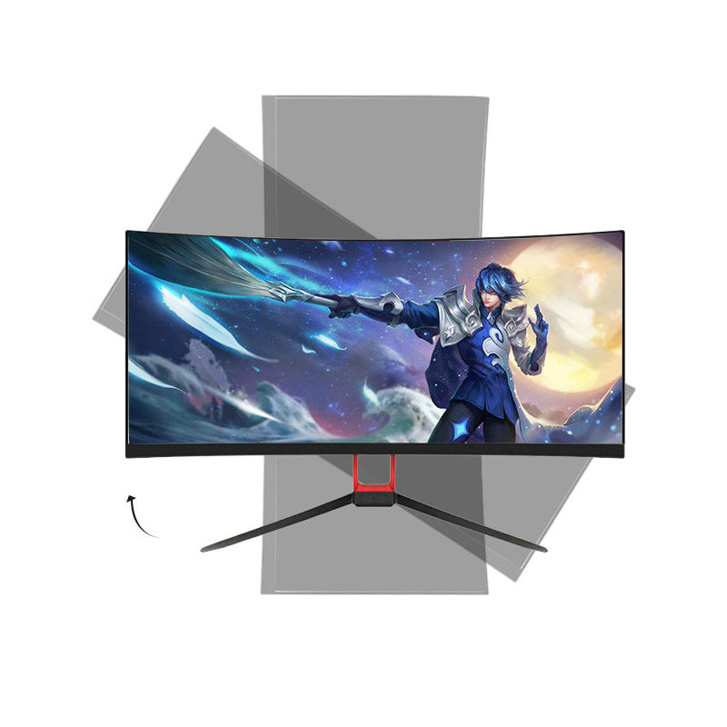 200Hz 1ms 30 इंच घुमावदार गेमिंग मॉनिटर, 2K 2560x1080 गेम पीसी मॉनिटर