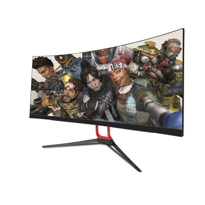 30" फुल एचडी 1920x1080 4ms 75Hz घुमावदार पीसी गेमिंग मॉनिटर फ्रेम रहित