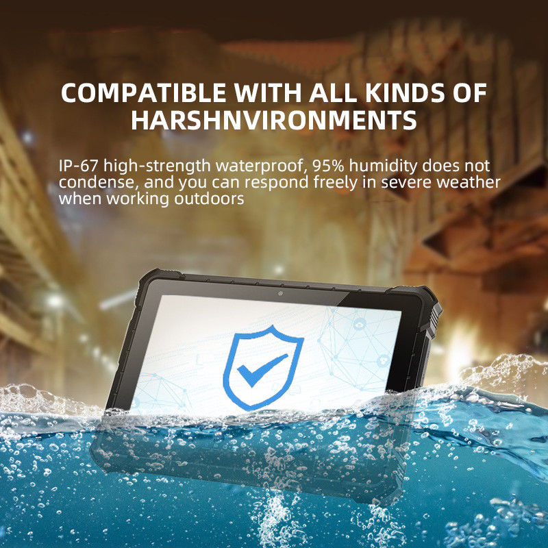 फिंगरप्रिंट और फेस रिकग्निशन के साथ 8-इंच IP68 रूज्ड बायोमेट्रिक टैबलेट पीसी