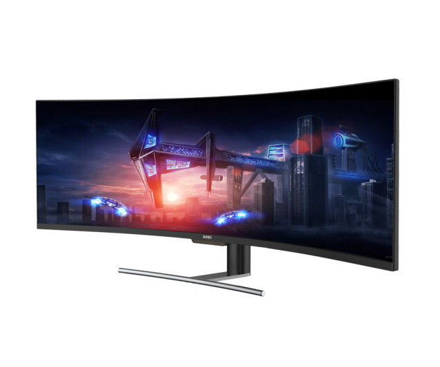 OEM 49 Inch 5k H3CQR HD PC गेमिंग मॉनिटर USB HDMI DP इंटरफेस