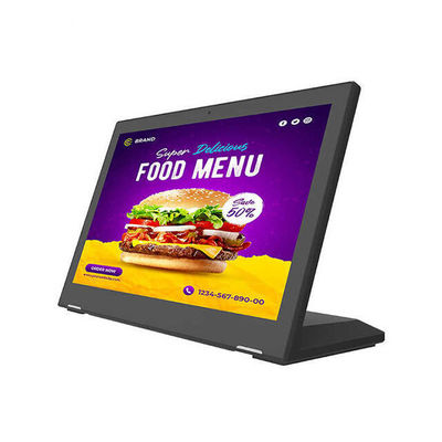 रेस्तरां ऑर्डर करने के लिए स्व-सेवा RK3566 प्रोसेसर टैबलेट 13.3-इंच POE NFC RGB एलईडी लाइट बार 5MP कैमरा एंड्रॉयड 11