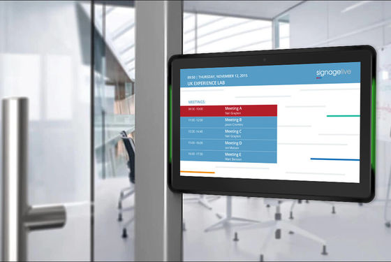 आईपीएस एंड्रॉयड 8.1 मीटिंग कॉन्फ्रेंस रूम टैबलेट पीओई एलईडी लाइट बार